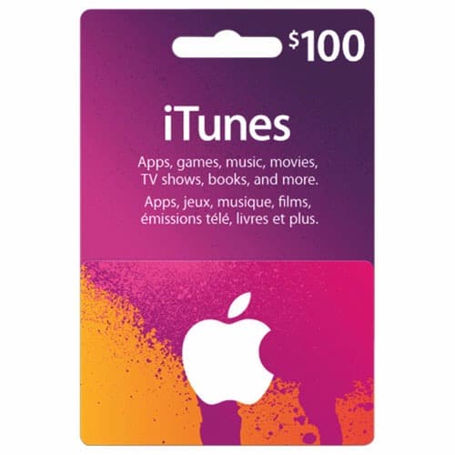 iTunes Gift Card US- $100