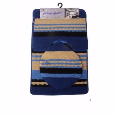 Bathroom Mat Set - Multicolour