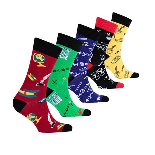 Men’s Luxury Colorful Dress Socks - 5-pairs - Pack 20