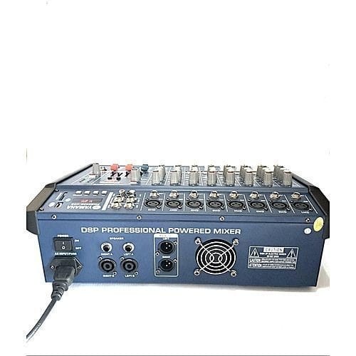 Professional Audio 8 Channels Mixer With Inbuilt Amplifier - Effect - Bluetooth And Usb Port - 300W