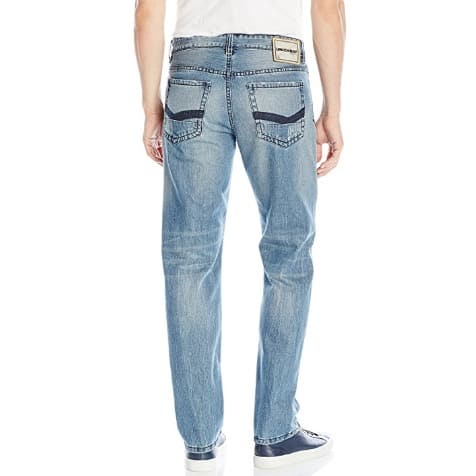 Men's Foster 5 Pocket Straight Denim Jean - Blue