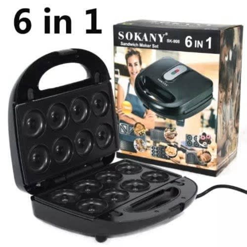 Sokany 6 in 1 Sandwich Maker Set