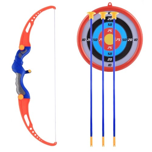 Plastic Bow And Arrow Archery Sport Shooting Toys Set