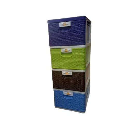 4-tier Plastic Storage Cabinet -  60 by 80 feet
