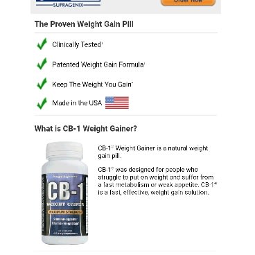 Cb-1 Weight Gainer 90 Capsules