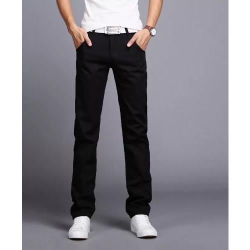 3pcs Smart Cotton Chinos- Black, Blue & Carton Color