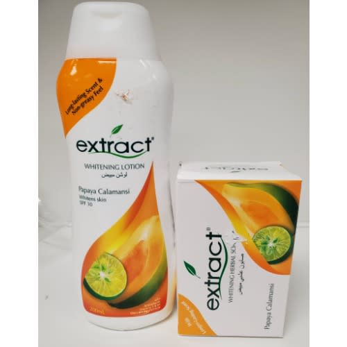 Extract Whitener Calamansi Lotion 200ML + Soap
