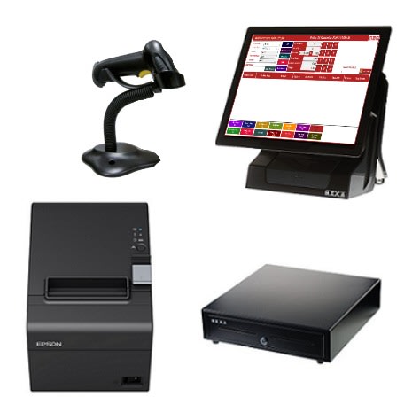 Wilco Prostore - Screen Touch Desktop Computer+Barcode Scanner+Thermal Printer+Cash Drawer