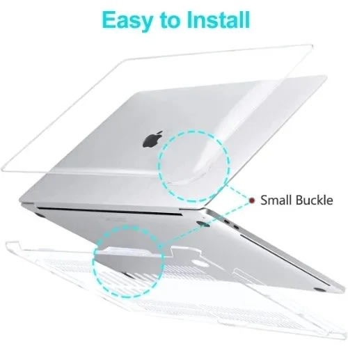 Transparent Lightweight Cover Laptop Case For Macbook Air 13- 2020
