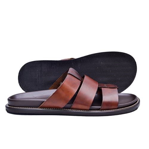 Brown Double Sole Slippers