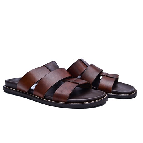Brown Double Sole Slippers
