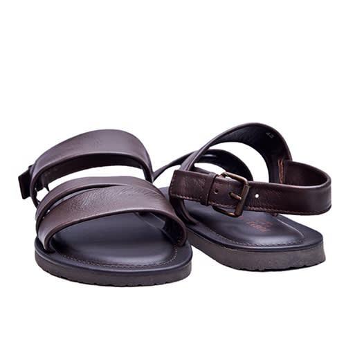 Tobylano Soft Leather Sandals - Brown