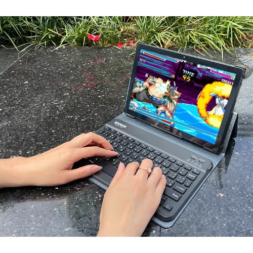 A105 Max Tablet PC 5G - 10.1" - 256GB ROM - 6GB RAM - Zoom Support - 6000mAh + Keyboard - Black