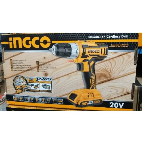 Ingco Cordless Lithium-ion Impact Drill And Driver – 20v
