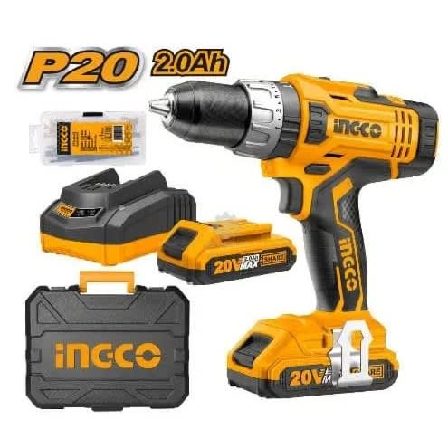 Ingco Cordless Lithium-ion Impact Drill And Driver – 20v