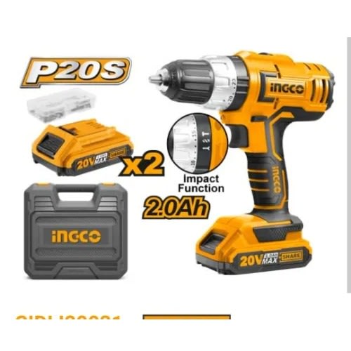 Ingco Industrial Lithium-ion Cordless Drill - 20v