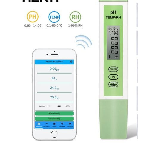 Smart Bluetooth 3 In 1 Ph Meter