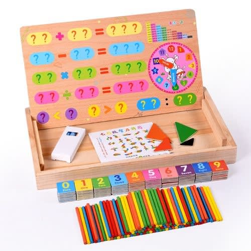 Kids Learning Magnetic Arithmetic Comprehensive Puzzle Box