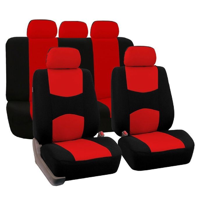 9Pcs/Set Car Seat Protector Protective High Abradability-Red