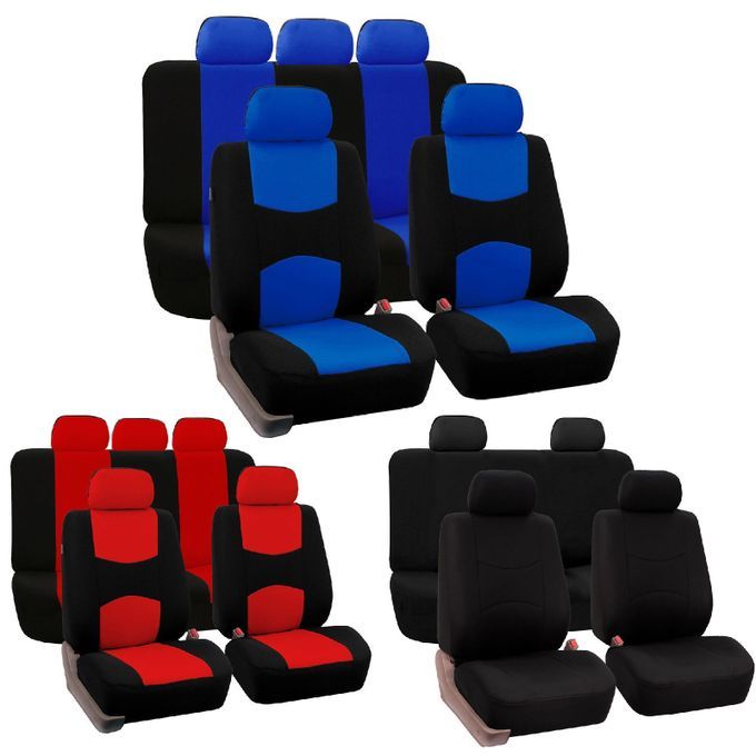 9Pcs/Set Car Seat Protector Protective High Abradability-Red