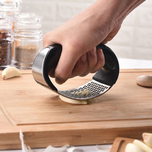 New Stainless Kitchen Garlic Press Crusher Chopper For All