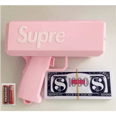 Cash Canon Money Gun - Pink