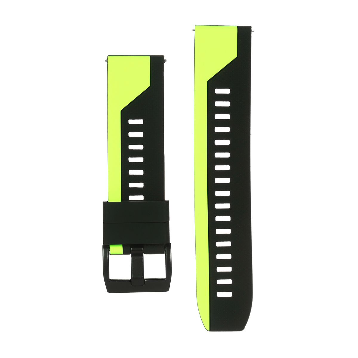 20mm Watch Band Soft Silicone Quick-Release Strap With