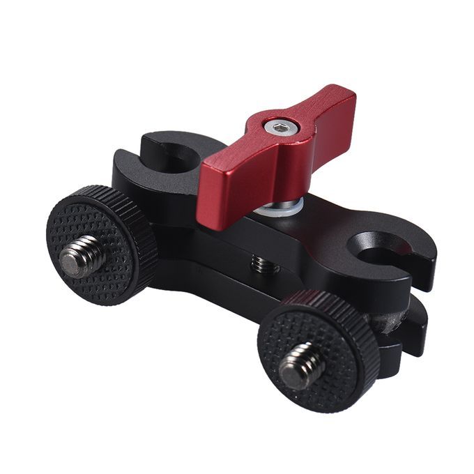 Articulating Arm Monitor Mount With Double Ballheads With