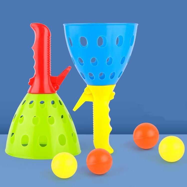 2 Sets Children Toy Parent-Child Catapult Ball Kit