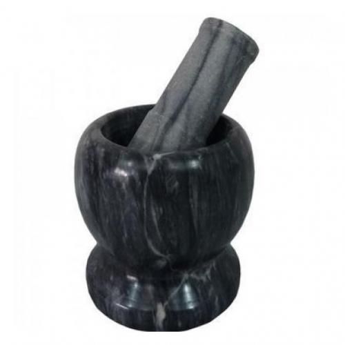 20cm Marble Spice Crusher Pestle And Mortar Hand Grinder,
