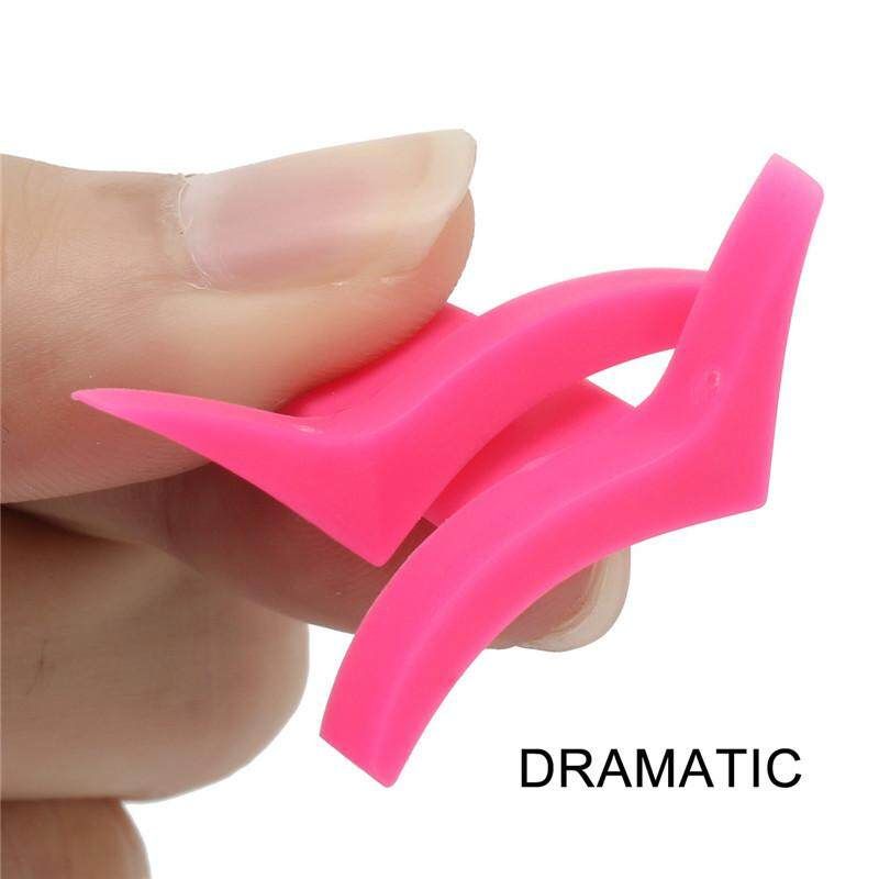 Wing Stamp Classic Winged Eyeliner Stamp 2 Wing Stamps In 1 Stamp Dramatic (large) Package