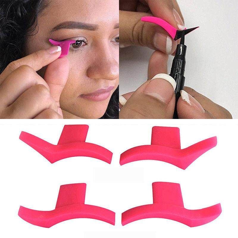 Wing Stamp Classic Winged Eyeliner Stamp 2 Wing Stamps In 1 Stamp Dramatic (large) Package