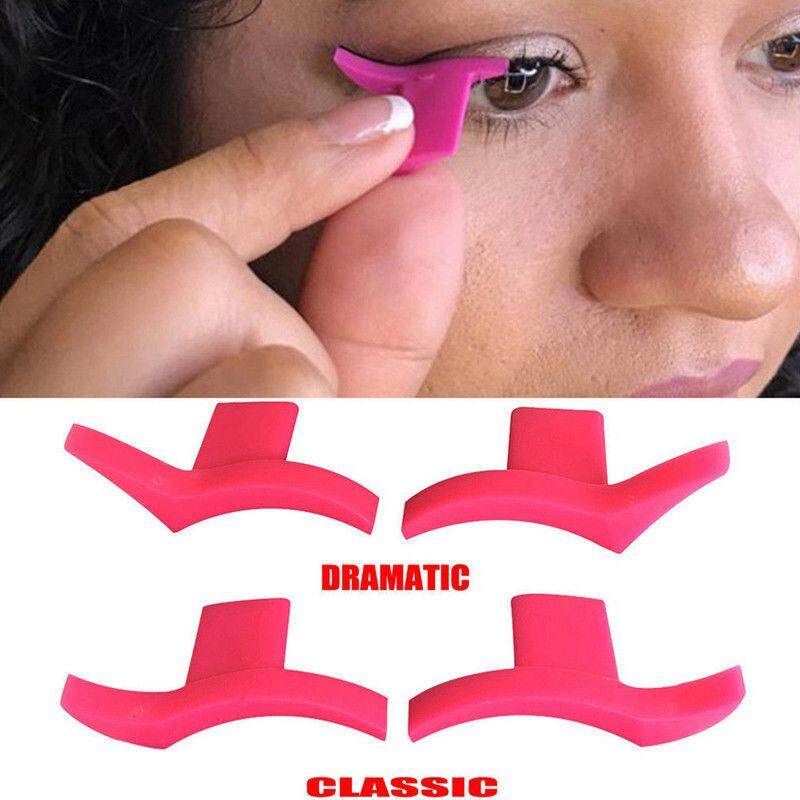Wing Stamp Classic Winged Eyeliner Stamp 2 Wing Stamps In 1 Stamp Dramatic (large) Package