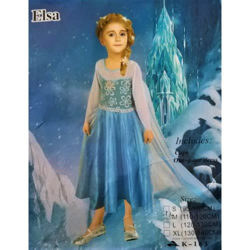 Frozen Elsa Dress Costume And Cape