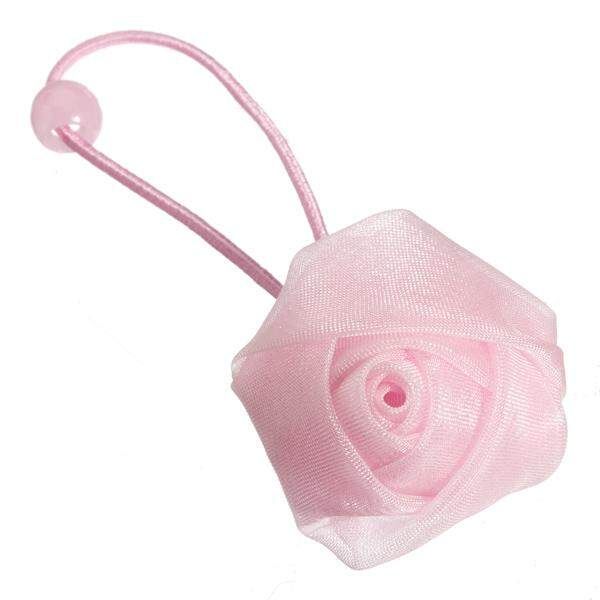 5pcs Elastic Children Rose Rubber Bands Little Girls Hair Accessories