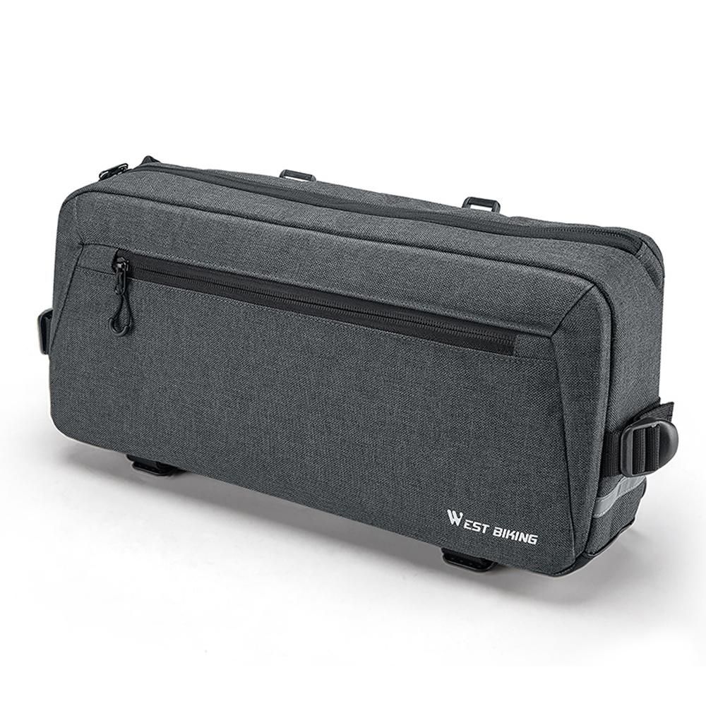 Practical Bicycle Bag Multifunctional Bike Bag Large Capacity Bike Front Storage Bags Anti-drop Wear-resistant Cycling Bag Crossbody Bag