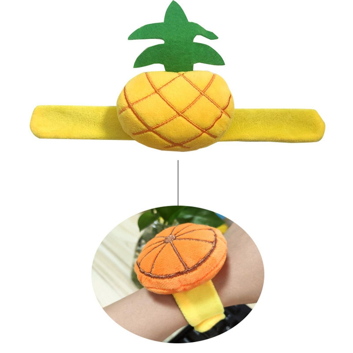 Plush Wrist Pin Cushion Wrist Pillow Pincushion Bracelet For Pineapple