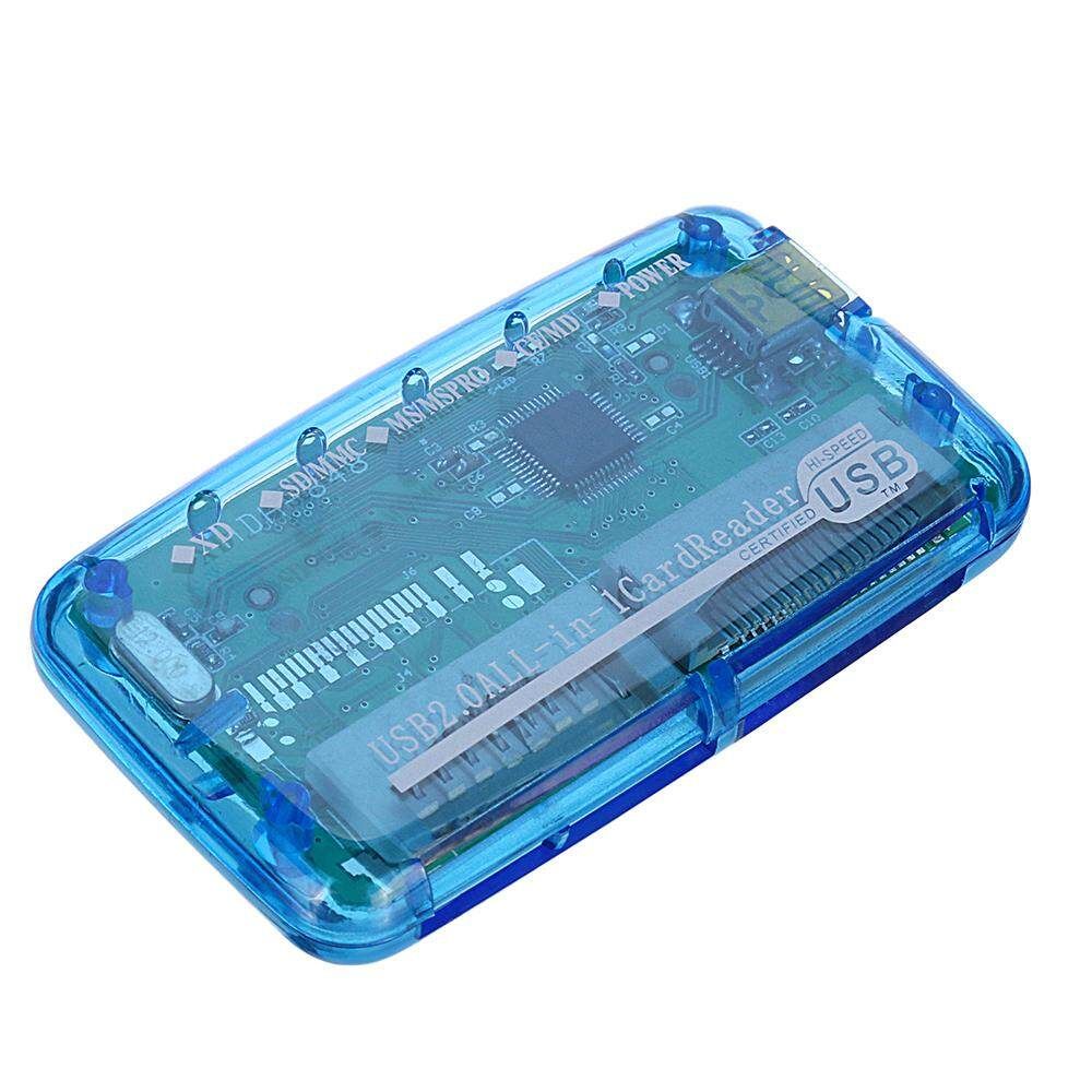 SM XD SD MMC MS CF MD Multi All In One Card Reader Smart Media Card Reader