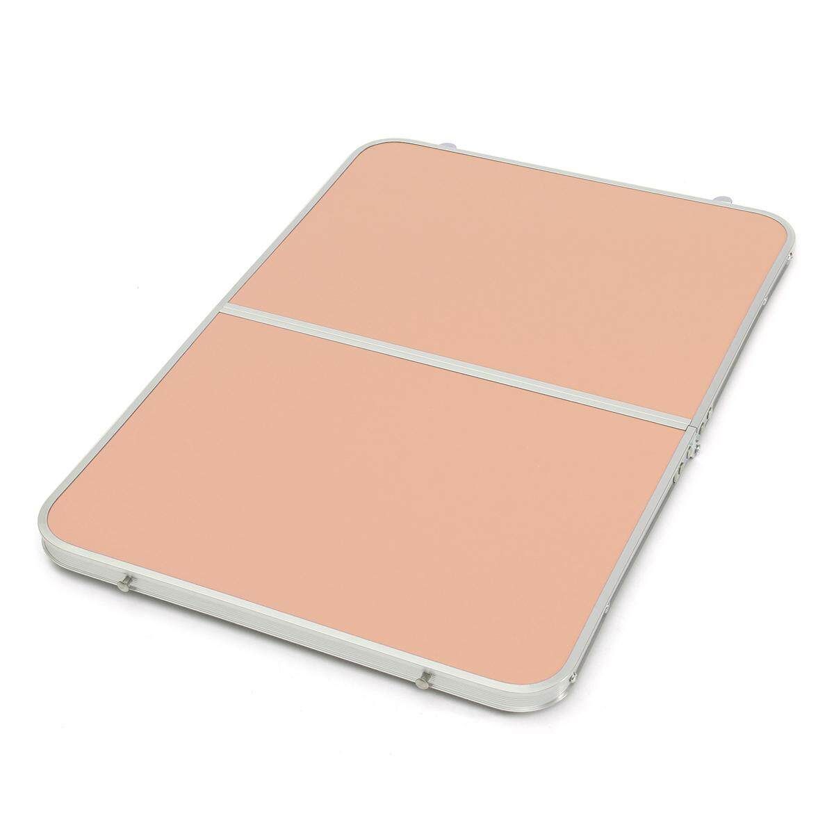 Portable Lapdesks Folding Laptop Table Stand Holder Bed Sofa Tray Computer Desk 360 Rolling Adjustable Notebook Desk For Outing Pink Pink
