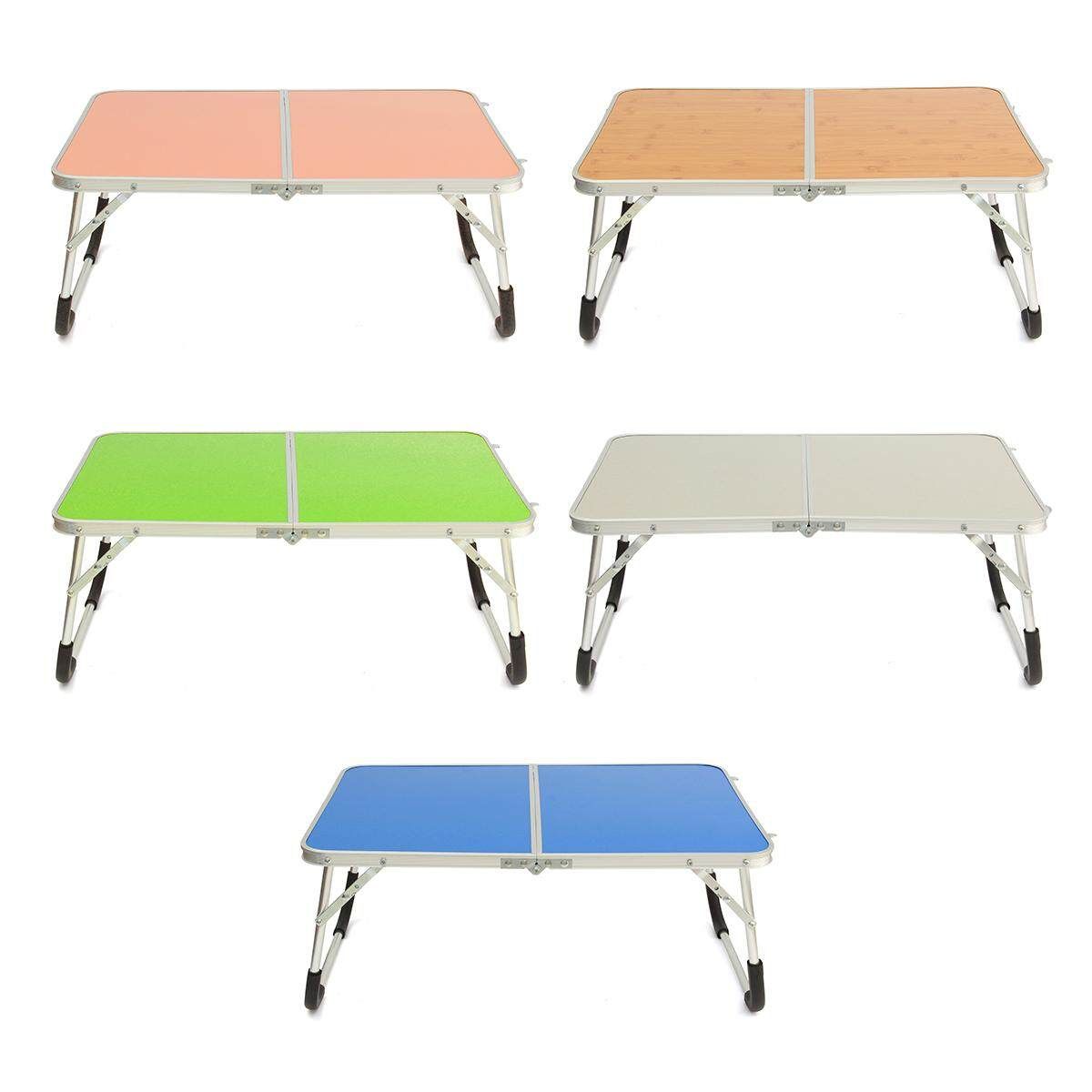 Portable Lapdesks Folding Laptop Table Stand Holder Bed Sofa Tray Computer Desk 360 Rolling Adjustable Notebook Desk For Outing Pink Pink