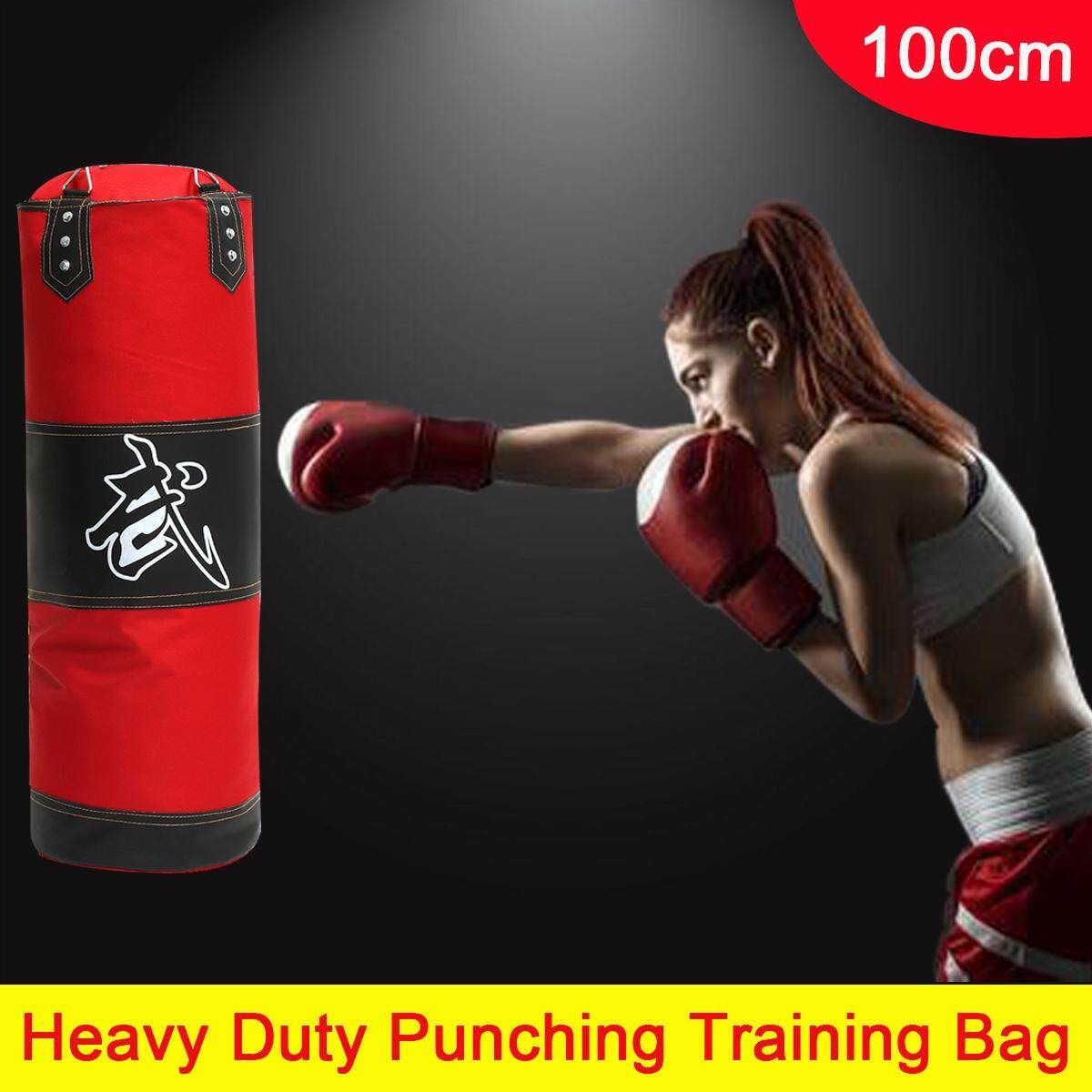 100cm MMA Boxing Training Hook Kick Sandbag Fight Karate Punch Punching Sand Bag