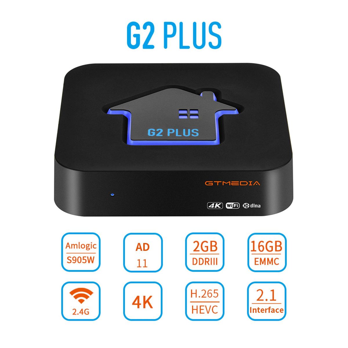 1 Set TV-Box Multi-Language Set-Top Box UK Plug