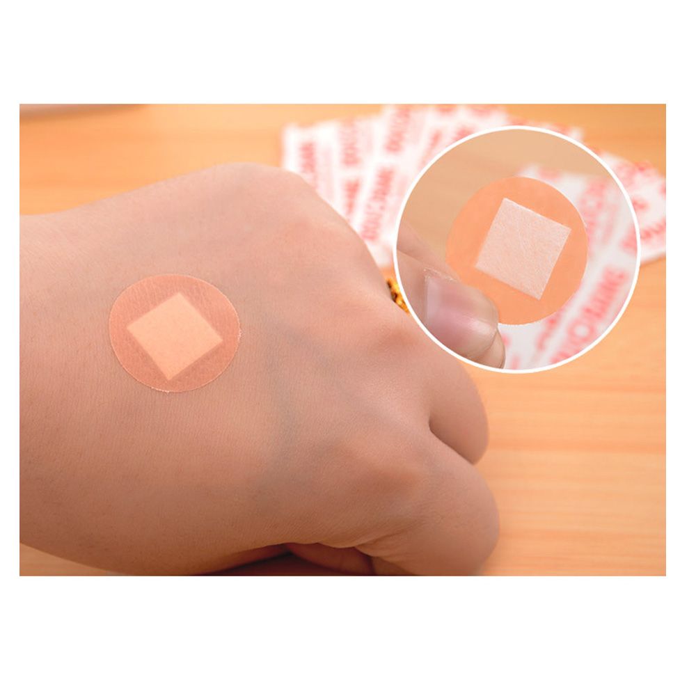 Plaster Healing Sterile Waterproof Aid Round C694 First Hemostasis 100Pcs/Lot Adhesive Bandage Stickers Aid Band Wounds Wound