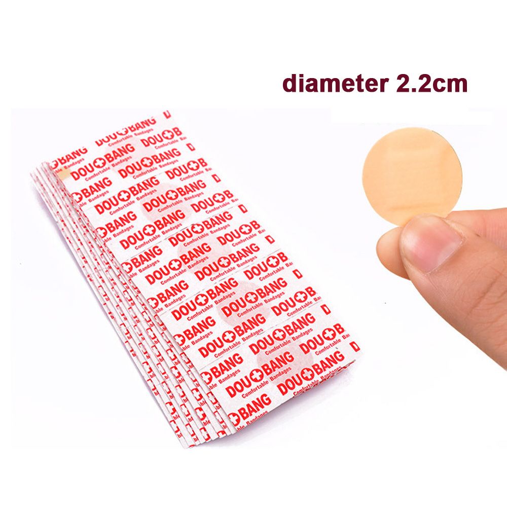 Plaster Healing Sterile Waterproof Aid Round C694 First Hemostasis 100Pcs/Lot Adhesive Bandage Stickers Aid Band Wounds Wound