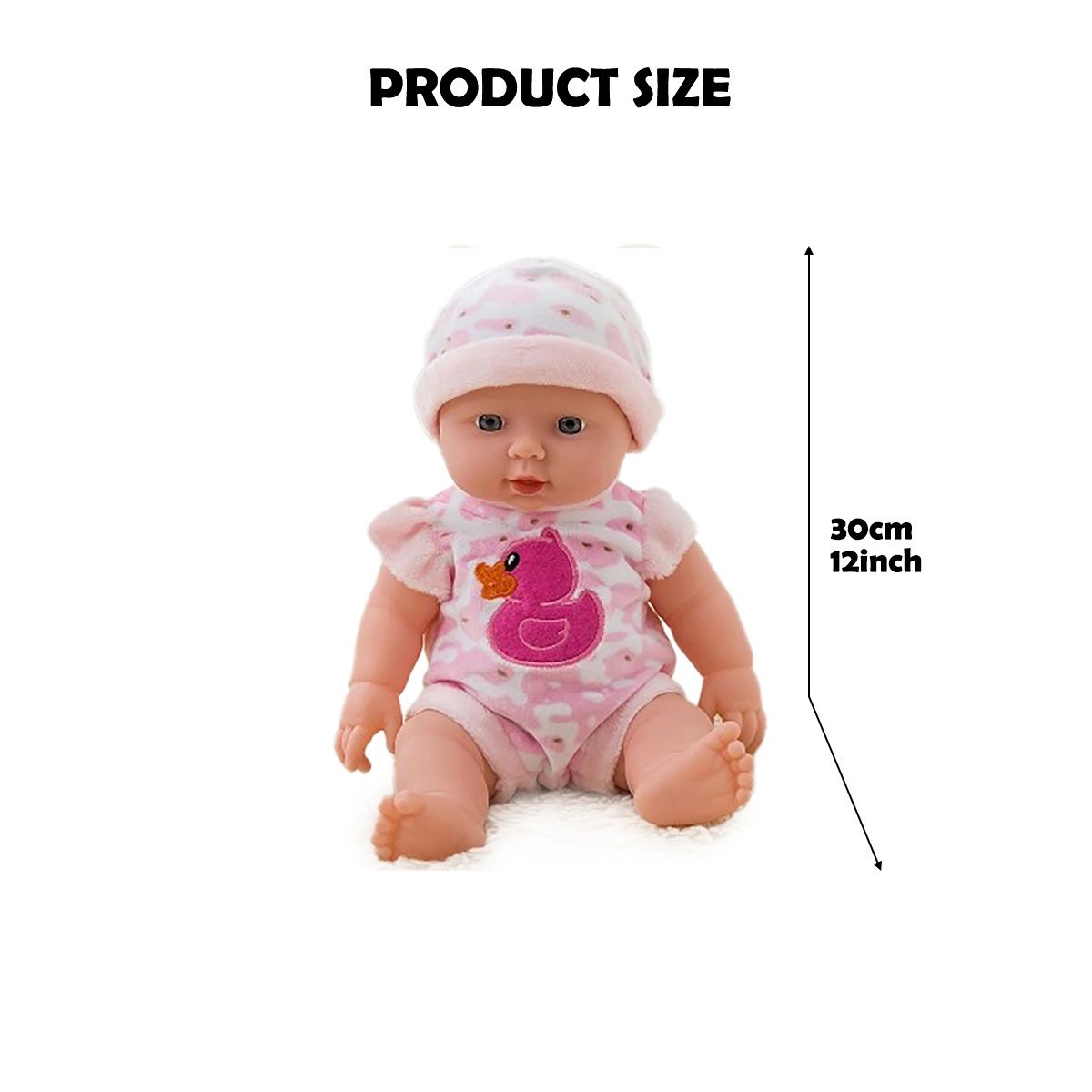 12 Inch Newborn Reborn Baby Doll Realistic Silicone Dolls