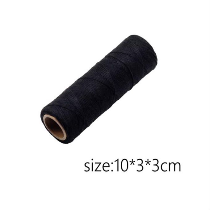 2x Weaving Loom Warp Thread Warping Thread Black White For Rug Crafts