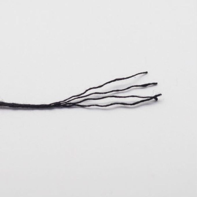 2x Weaving Loom Warp Thread Warping Thread Black White For Rug Crafts