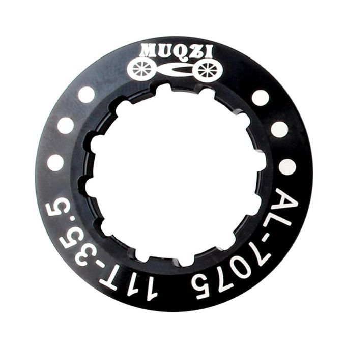 Bike Cassette Cover Lock Ring Alloy Flywheel Ring Dustproof Cog Black