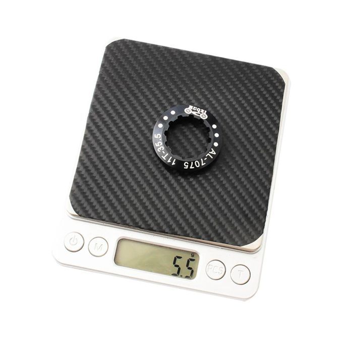 Bike Cassette Cover Lock Ring Alloy Flywheel Ring Dustproof Cog Black
