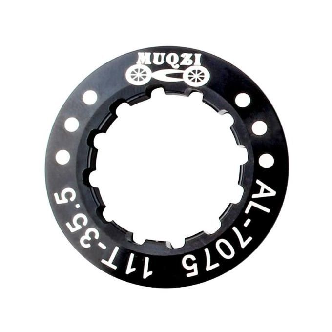 Bike Cassette Cover Lock Ring Alloy Flywheel Ring Dustproof Cog Black